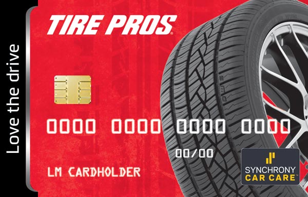 Tire Pros Synchrony credit card